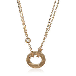 Cartier Yellow Gold Diamond Love Necklace